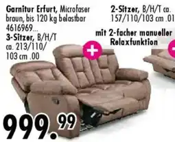 Möbel Boss Garnitur Erfurt 3-Sitzer Angebot