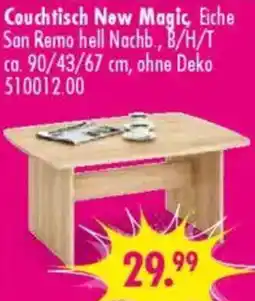 Möbel Boss Couchtisch New Magic Angebot