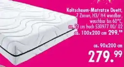 Möbel Boss Kaltschaum-Matratze Duett Angebot