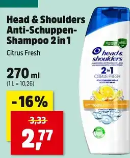 Thomas Philipps Head & shoulders anti-schuppen-shampoo 2 in 1 citrus fresh Angebot