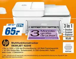 expert Techno Land hp Multifunktionsdrucker DESKJET 4220E Angebot