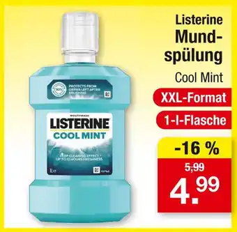 Zimmermann Listerine mundspülung Angebot