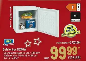 METRO Aro Gefrierbox Mz46w Angebot