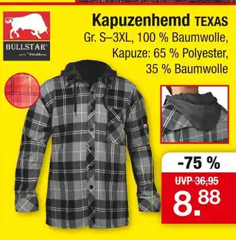 Zimmermann Bullstar kapuzenhemd texas Angebot