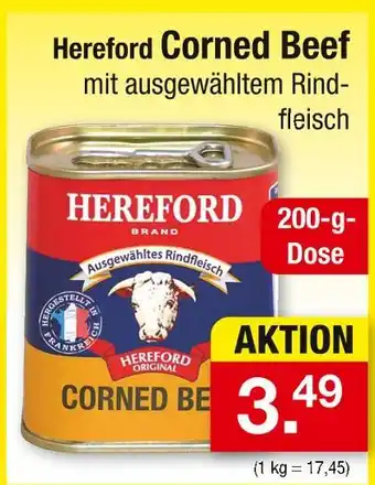 Zimmermann Hereford corned beef Angebot