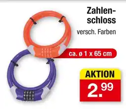 Zimmermann Zahlenschloss Angebot