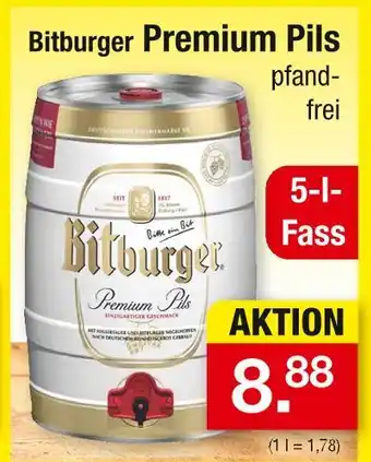 Zimmermann Bitburger premium pils Angebot