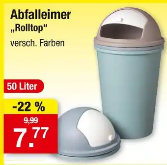 Zimmermann Abfalleimer rolltop Angebot