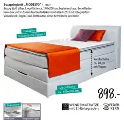 Zurbrüggen Boxspringbett „modesto“ Angebot