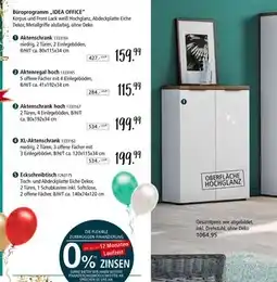 Zurbrüggen Xora büroprogramm „idea office“ Angebot