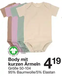 Zeeman Body mit kurzen Ärmeln Angebot