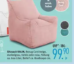 Trends Möbel Sitzsack kalin Angebot