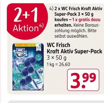 Rossmann Wc frisch kraft aktiv super-pack Angebot