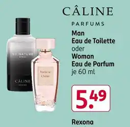 Rossmann Câline man eau de toilette oder woman eau de parfum Angebot