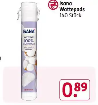 Rossmann Isana wattepads Angebot