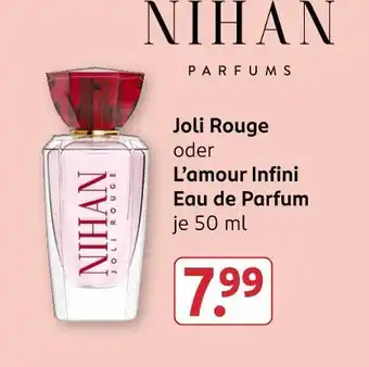 Rossmann Nihan joli rouge oder l’amour infini eau de parfum Angebot