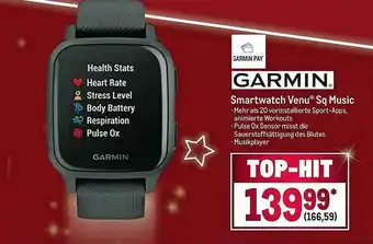 METRO Garmin Smartwatch Venu Sq Music Angebot