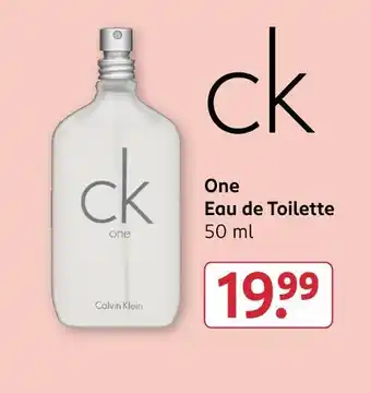 Rossmann Calvin klein one eau de toilette Angebot