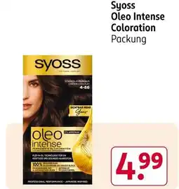 Rossmann Syoss oleo intense coloration Angebot