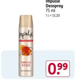 Rossmann Impulse deospray Angebot