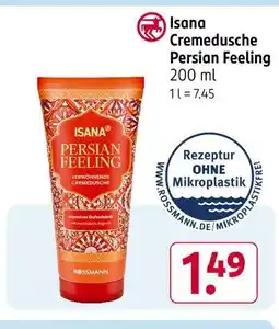 Rossmann Isana cremedusche persian feeling Angebot