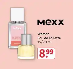 Rossmann Mexx eau de toilette Angebot