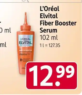 Rossmann L'oréal elvital fiber booster serum Angebot