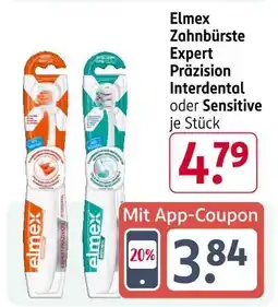 Rossmann Elmex zahnbürste expert präzision interdental oder sensitive Angebot