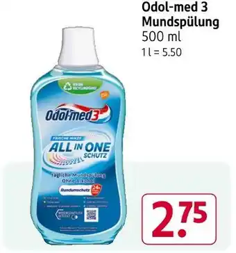 Rossmann Odol-med 3 mundspülung Angebot