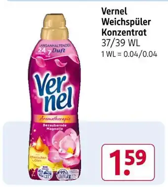 Rossmann Vernel weichspüler konzentrat Angebot