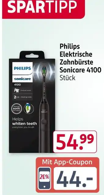 Rossmann Philips elektrische zahnbürste sonicare 4100 Angebot