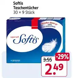 Rossmann Softis taschentücher Angebot