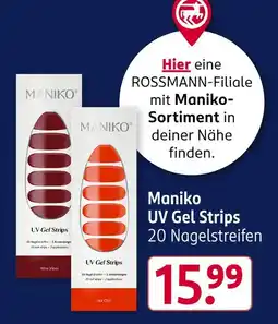 Rossmann Maniko uv gel strips Angebot