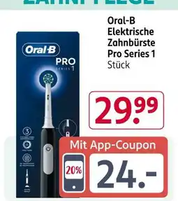 Rossmann Oral-b elektrische zahnbürste pro series 1 Angebot