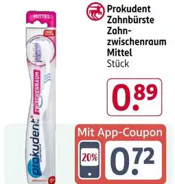 Rossmann Prokudent zahnbürste zahnzwischenraum mittel Angebot