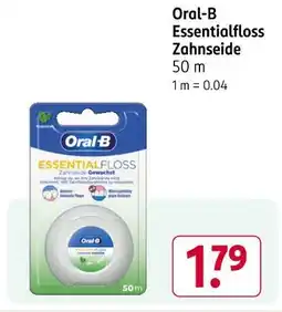 Rossmann Oral-b essentialfloss zahnseide Angebot