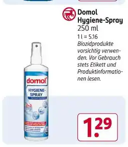 Rossmann Domol hygiene-spray Angebot