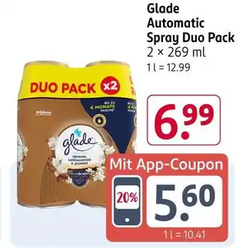 Rossmann Glade automatic spray duo pack Angebot