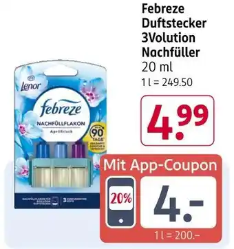 Rossmann Febreze duftstecker 3volution nachfüller Angebot