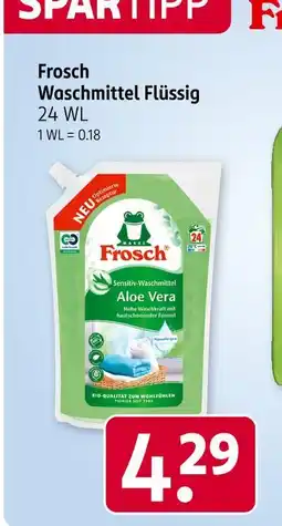 Rossmann Frosch waschmittel flüssig Angebot