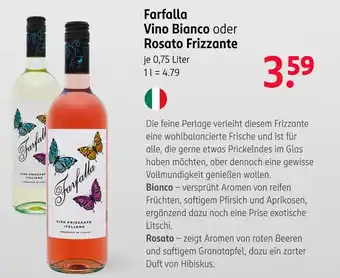 Rossmann Farfalla vino bianco oder rosato frizzante Angebot