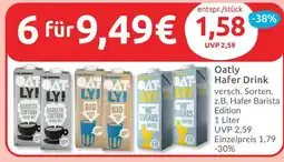 Budni Oatly hafer drink Angebot