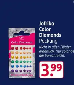 Rossmann Jofrika color diamonds Angebot