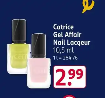 Rossmann Catrice gel affair nail lacqeur Angebot