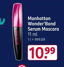 Rossmann Manhattan wonder'bond serum mascara Angebot