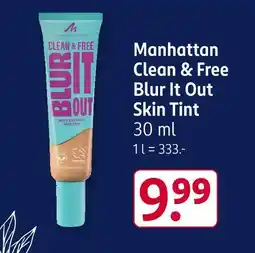 Rossmann Manhattan clean & free blur it out skin tint Angebot