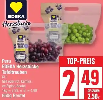 Edeka Peru EDEKA Herzstücke Tafeltrauben Angebot