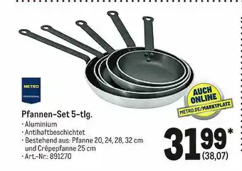 METRO Metro Pfannen-set 5-tlg Angebot