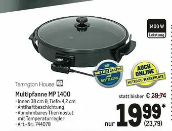 METRO Metro Tarrington House Multipfanne Mp 1400 Angebot