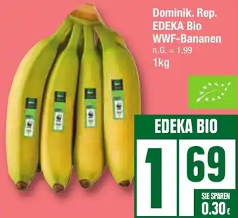 Edeka Dominik. Rep. EDEKA Bio WWF-Bananen Angebot